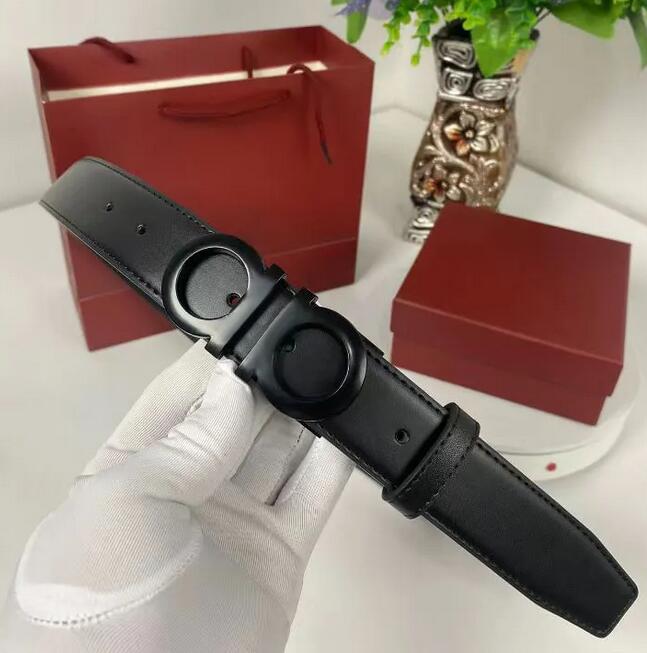fashion belt man leather belt luxury belts designer for men big Smooth buckle classic fashion mens AA