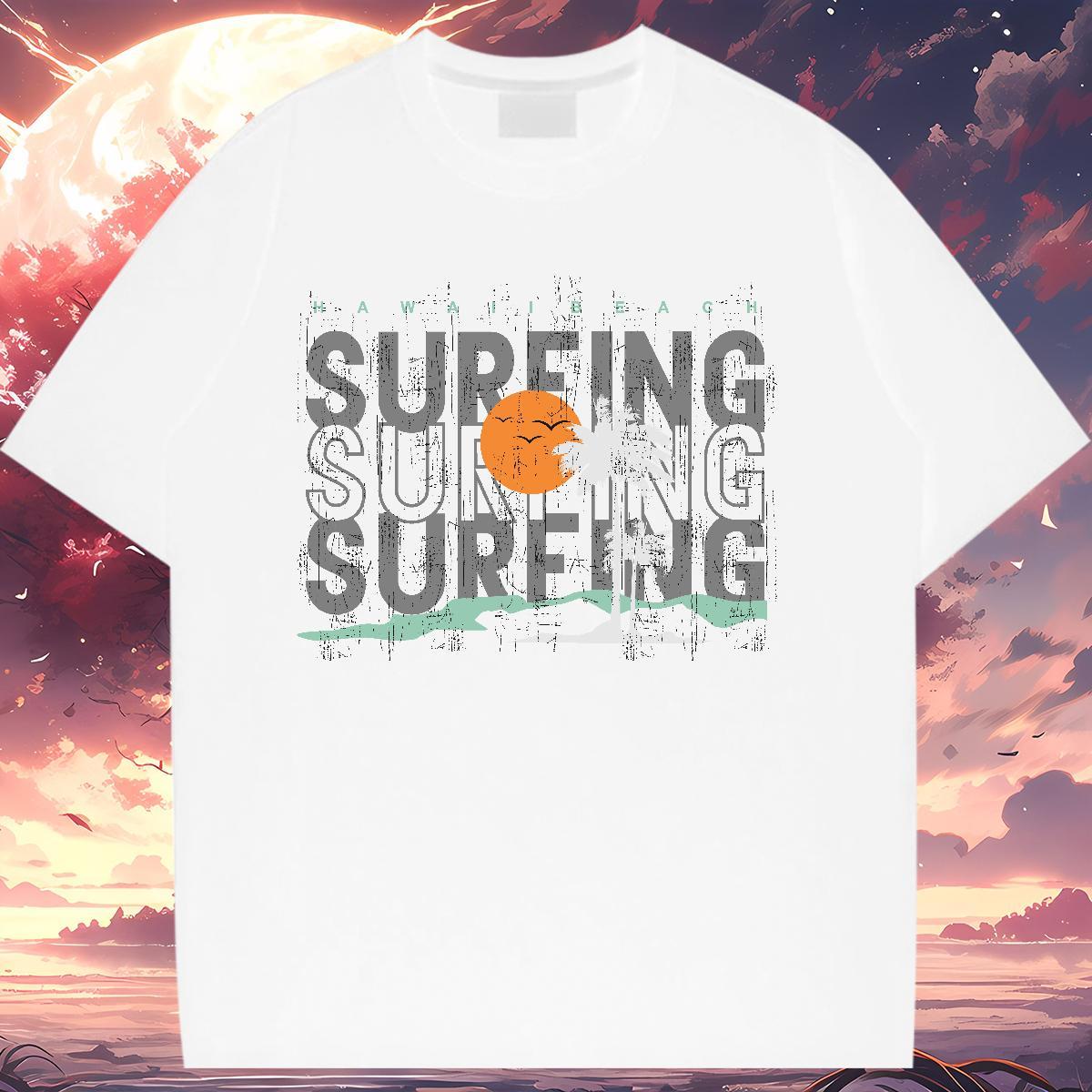 High quality Womens Tshirts 100% Cotton 230g letter Casual Beach Woman T Shirts Breathable Short Sleeve Plus Size Custom Clothings