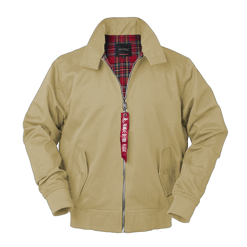 Chamarras Para Hombre European Solid Classic Retro Vintage Bomber Jacket Men Windbreaker Streetwear Trendy Coats 240824