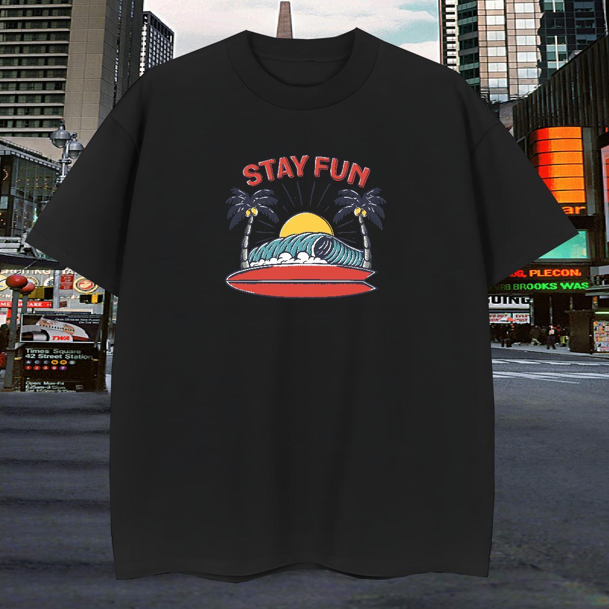 Wholesale Man T Shirts 230g Pure Cotton sea wave Beach Oversized 4XL Breathable Men Tshirts Fashion Designer Polos