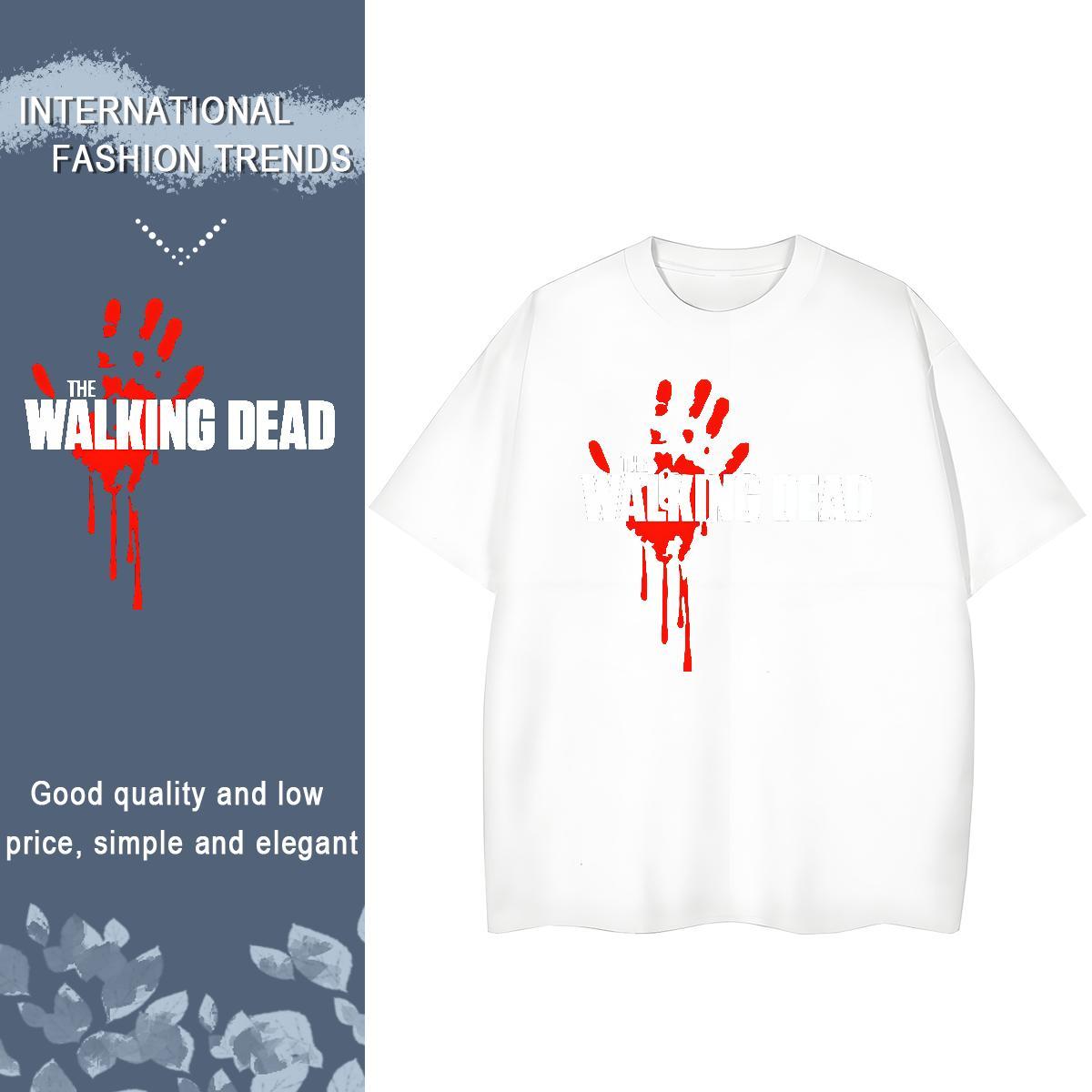 Designer Tshirt for Man Woman 230g Cotton scary Outdoor T Shirts Women Breathable Short Sleeve Graphic Clothes Shirt