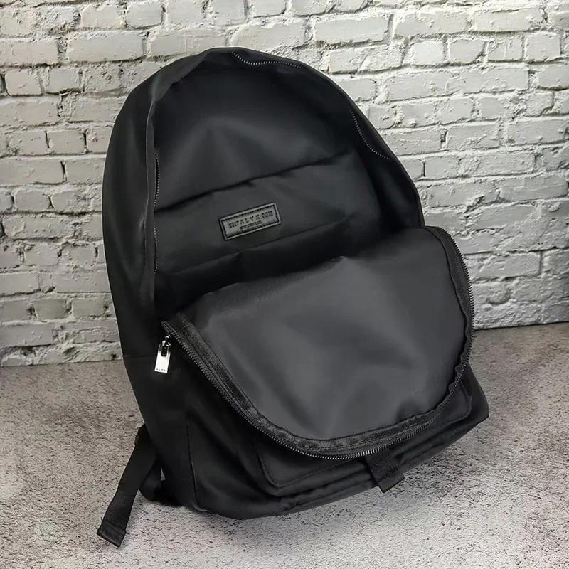 Backpack Backpacks Buckle Closure Nylon High Capacity Computer Bag Quality Black Function Package