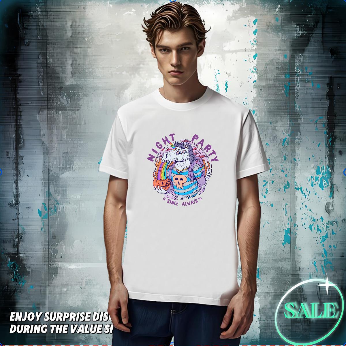 Loose Fit T shirt 230g Pure Cotton skull Sports Casual Custom Printed Crew Neck Breathable Tshirts Designer Tees