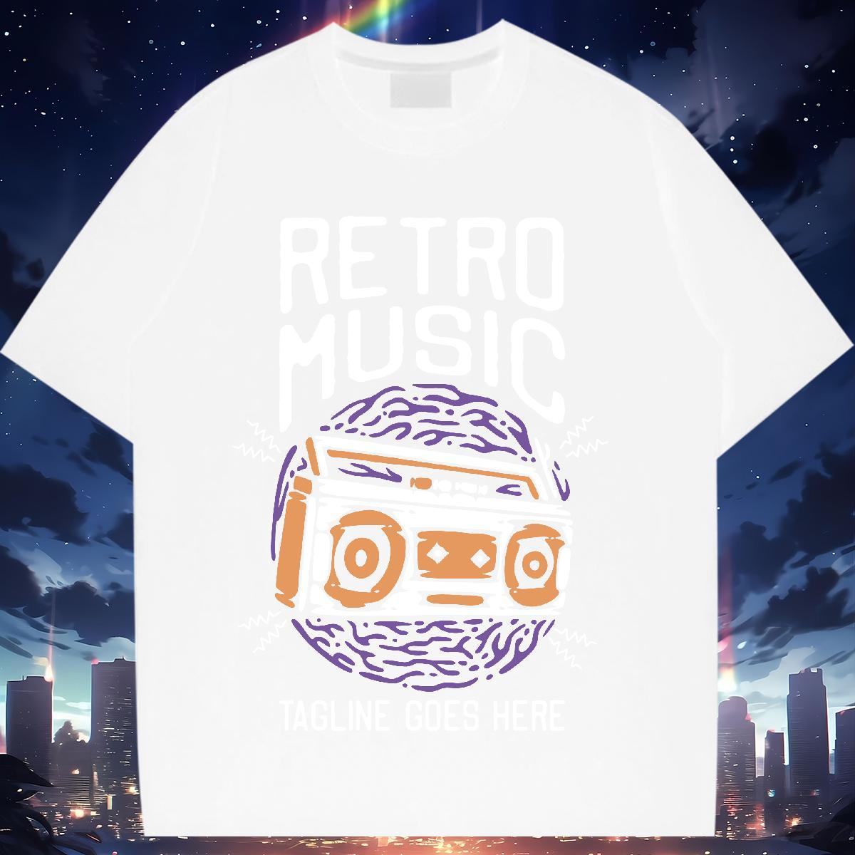 Popular Lady T shirt 100% Cotton 230g letter Street Casual T-Shirts Crew Neck Black White Tops Tees