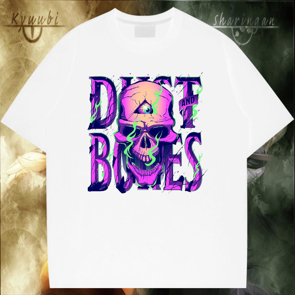 Brand Men T Shirts 100% Cotton 230g skull Home Outdoor DIY Printed Breathable Crew Neck Mens Tshirts 2024 DIY Tees