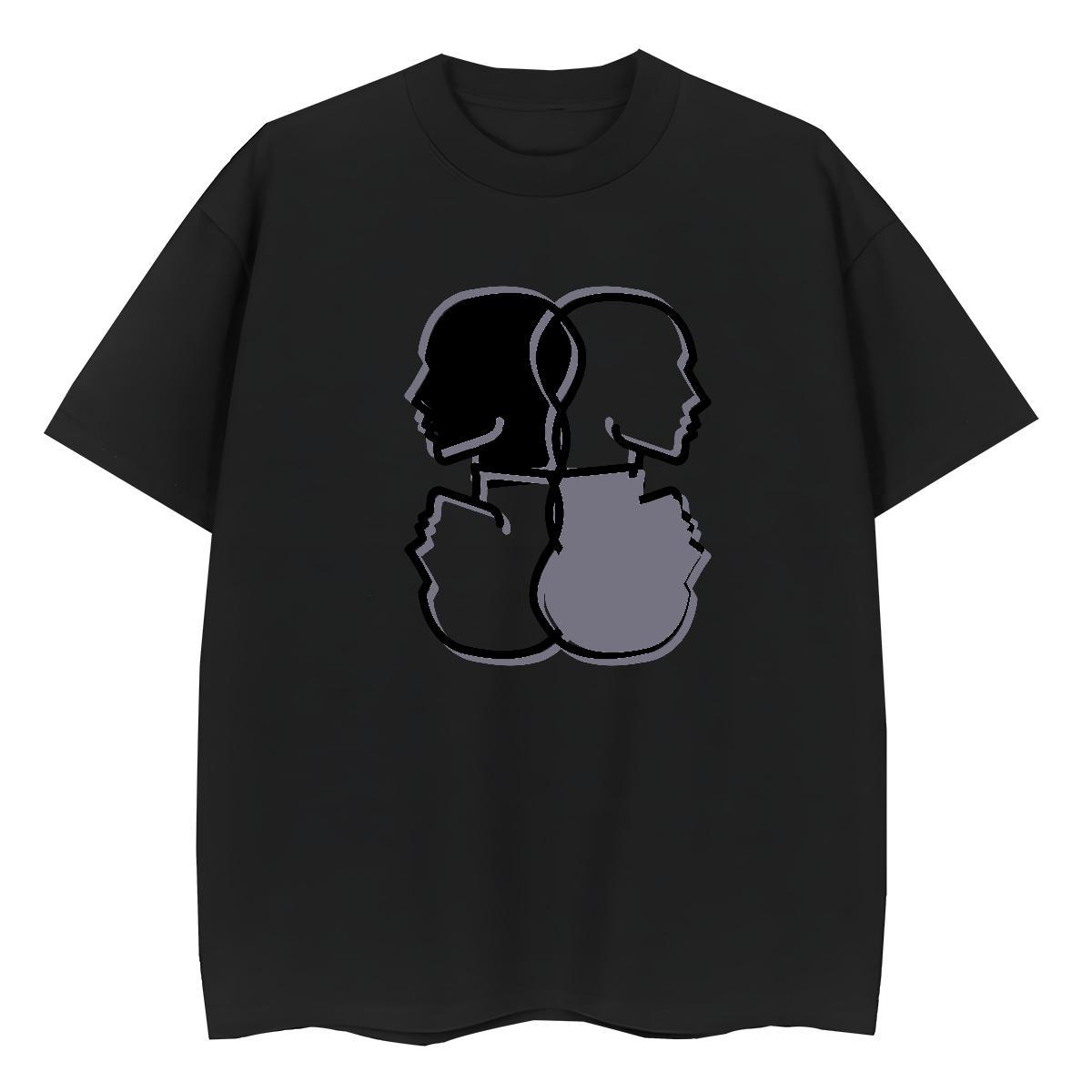 Soft Women Tees 100% Cotton 230g icon Sport Womens T Shirts Crew Neck Anime Oversized Top Shirts