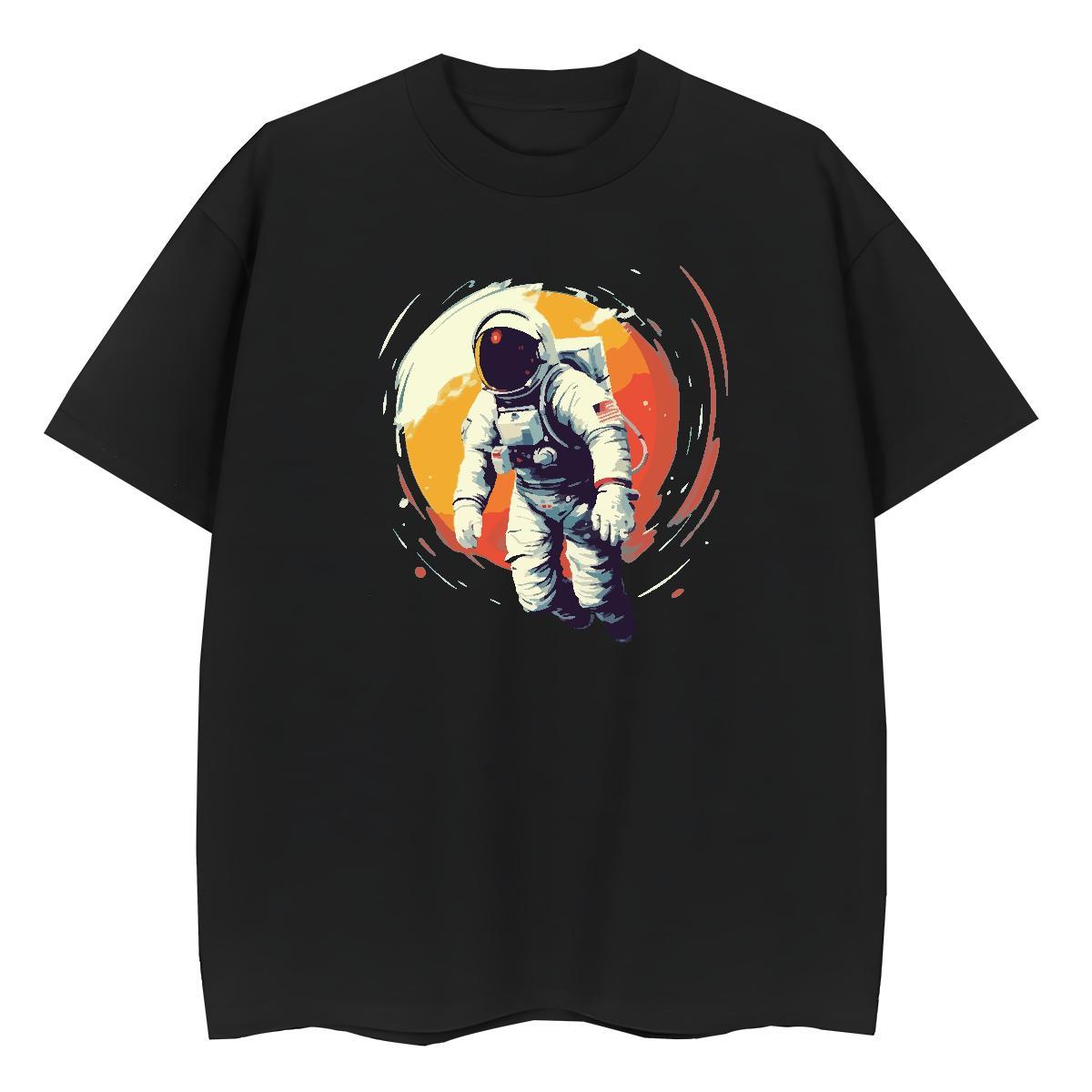 Designer Woman Tshirt 230g Pure Cotton universe Daily Outfit T-Shirts O Neck Short Sleeves White Plus Size Tops Shirt