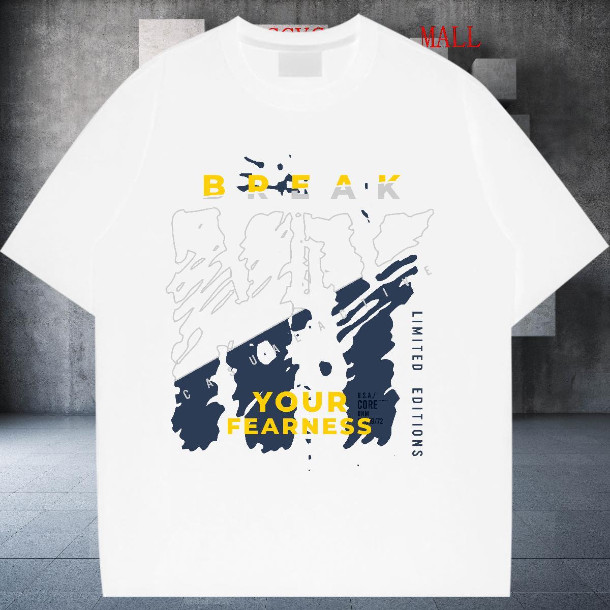 Free Shipping Couples T Shirts 100% Cotton 230g gun Street Casual T Shirts Women Breathable Short Sleeve Oversized L-4XL Wear
