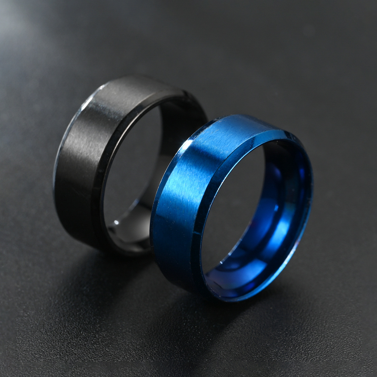 Gold Silver Stainless Steel Band Ring for Men Women Jewelry Titanium Steel Male Feamle Finger Rings Party Jewelry Promotion Gift Wholesale price