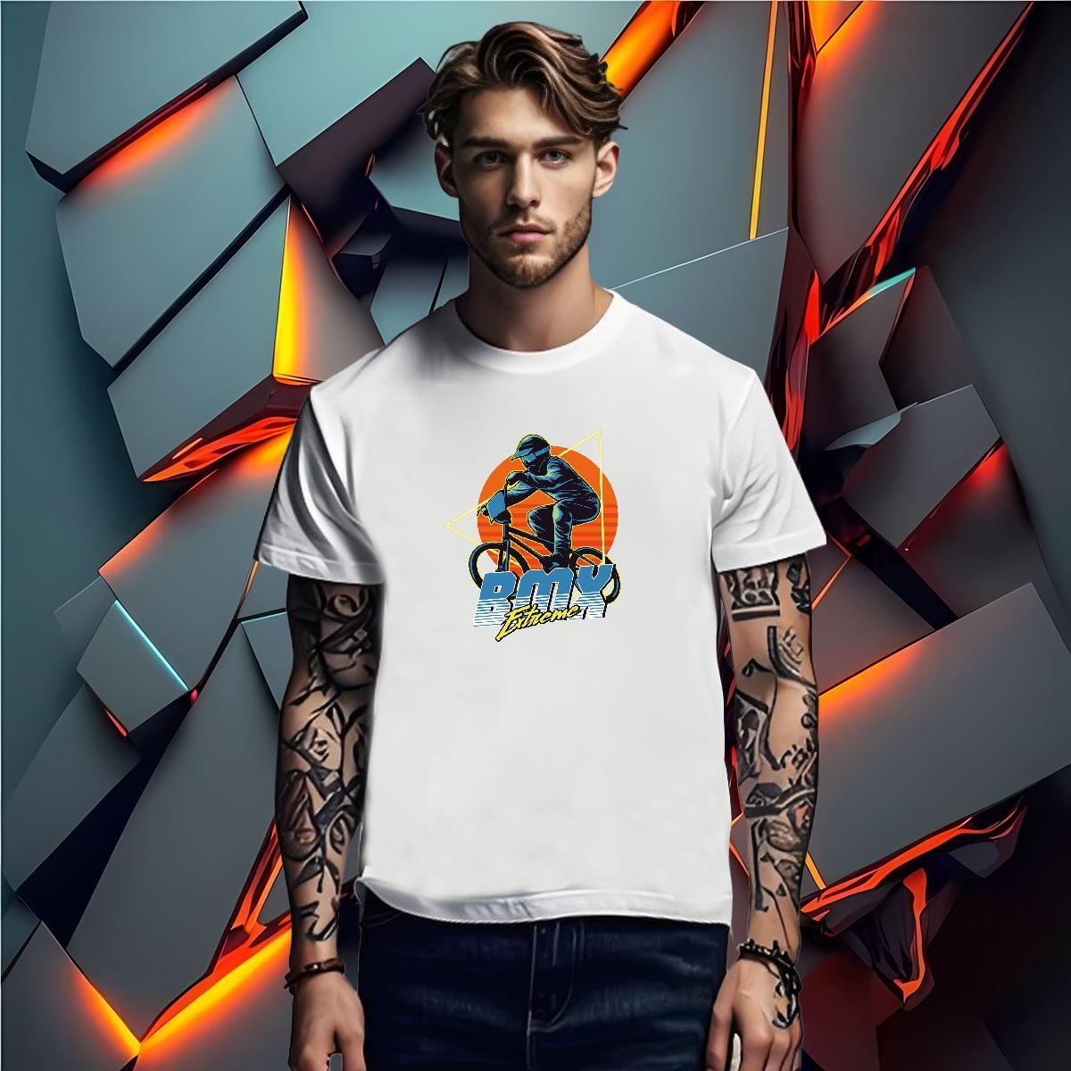 Wholesale T-Shirts for Men 100% Cotton 230g Motorcycle Street Wear Floral Print Breathable Men Tees 2024 Designer Tees Shirts