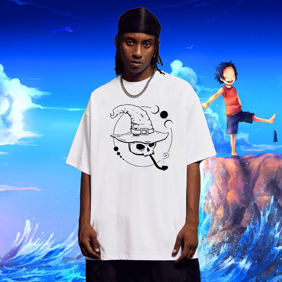 Brand T-Shirts for Men 100% Cotton 230g skull Street wear Hip Hop Skull Breathable Soft Mens Tshirts Stylist Tops