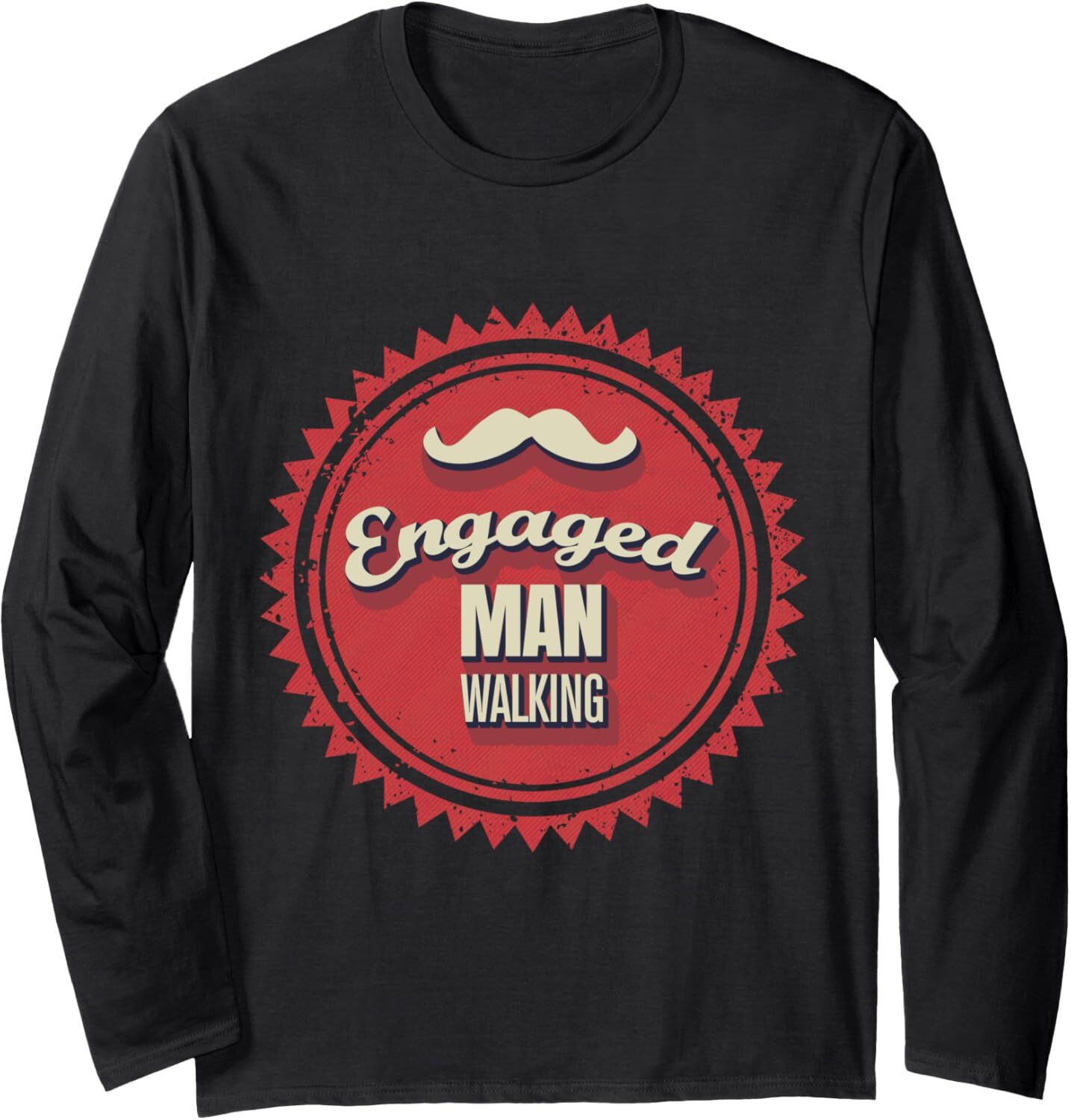 Long Sleeve Shirts for Men sweatshirt Engaged Man Walking Funny Marriage Proposal Gift Long Sleeve Tee Streetwear Casual tops clothes