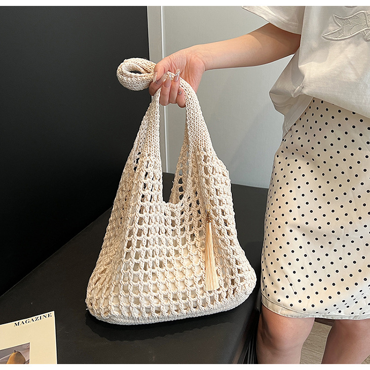 Women Bag New Knitted Bag New Handbag Armpit Bag Print Love Heart Shoulder bag Free shipping