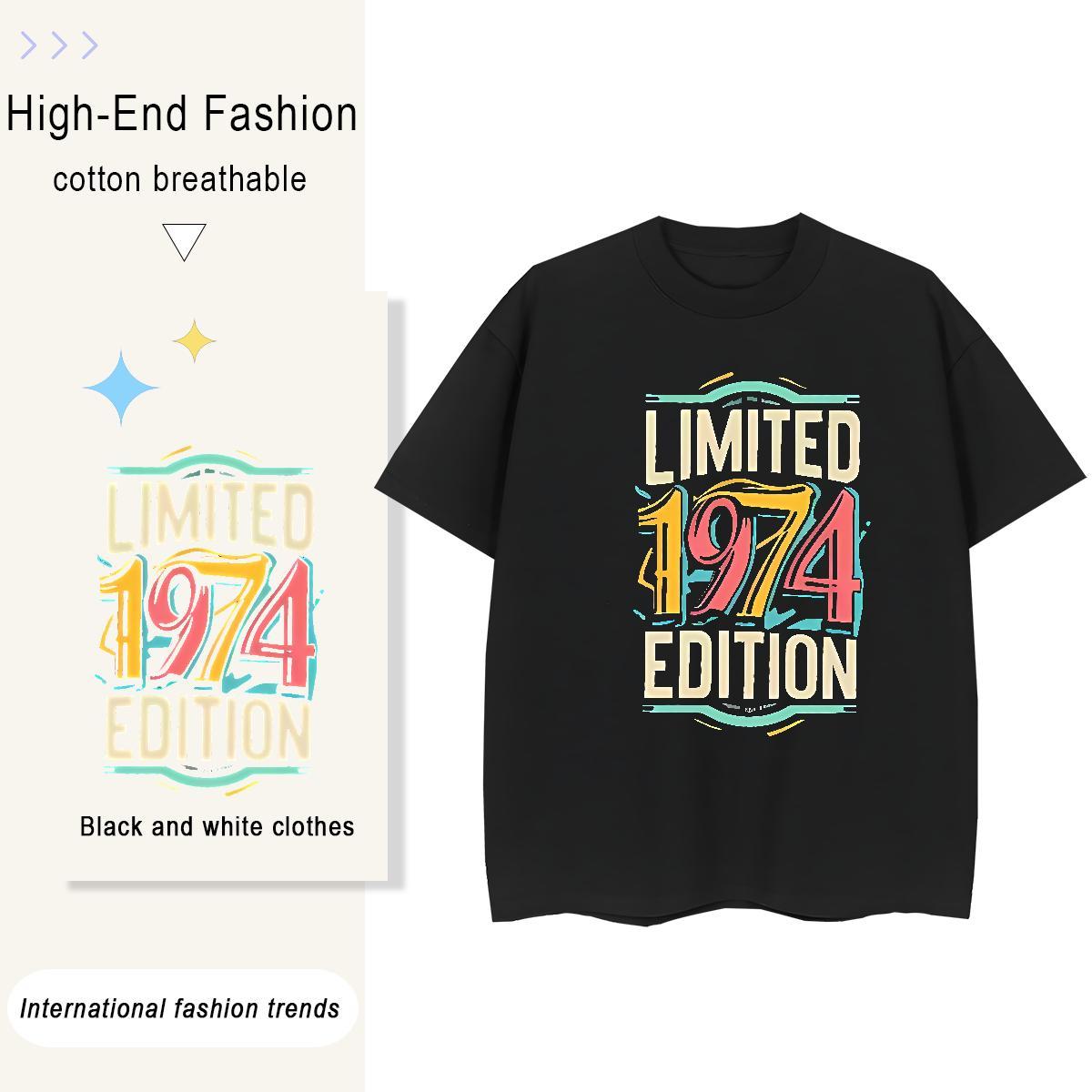 5A Couples T Shirts 230g Pure Cotton letter Casual Daily Wear Woman T Shirts Breathable Customized Print Top Tees