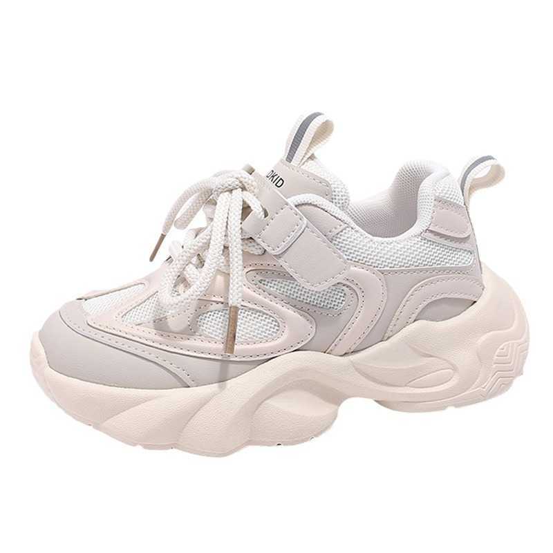 Athletic Outdoor 3-12-year-old girls double mesh breathable sports soft soled childrens running casual student dad shoes trendy C260130