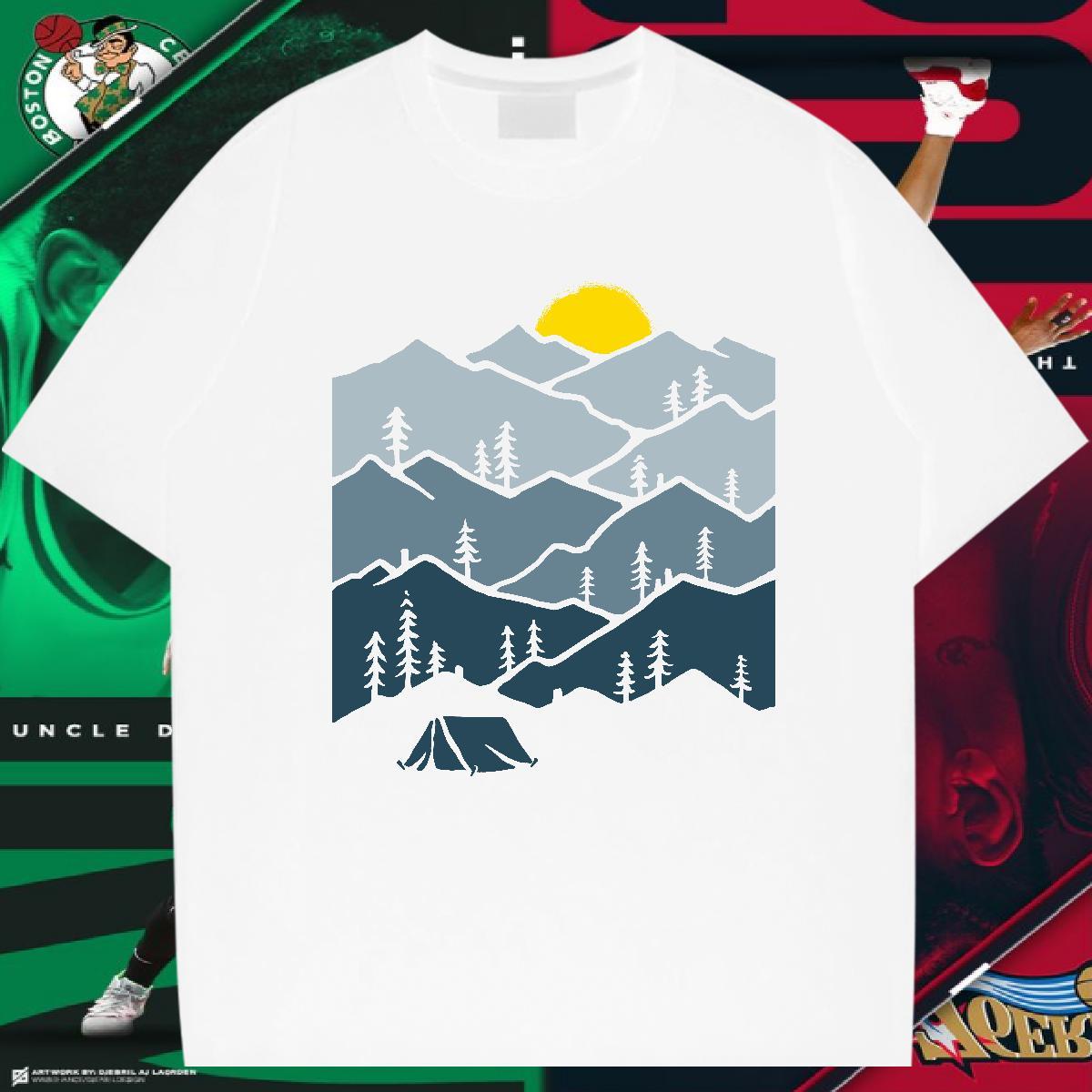Loose Fit Man T Shirts 100% Cotton 230g sun Daily Outfit Anime Print Breathable Short Sleeve Tshirts New Designer Top Tees