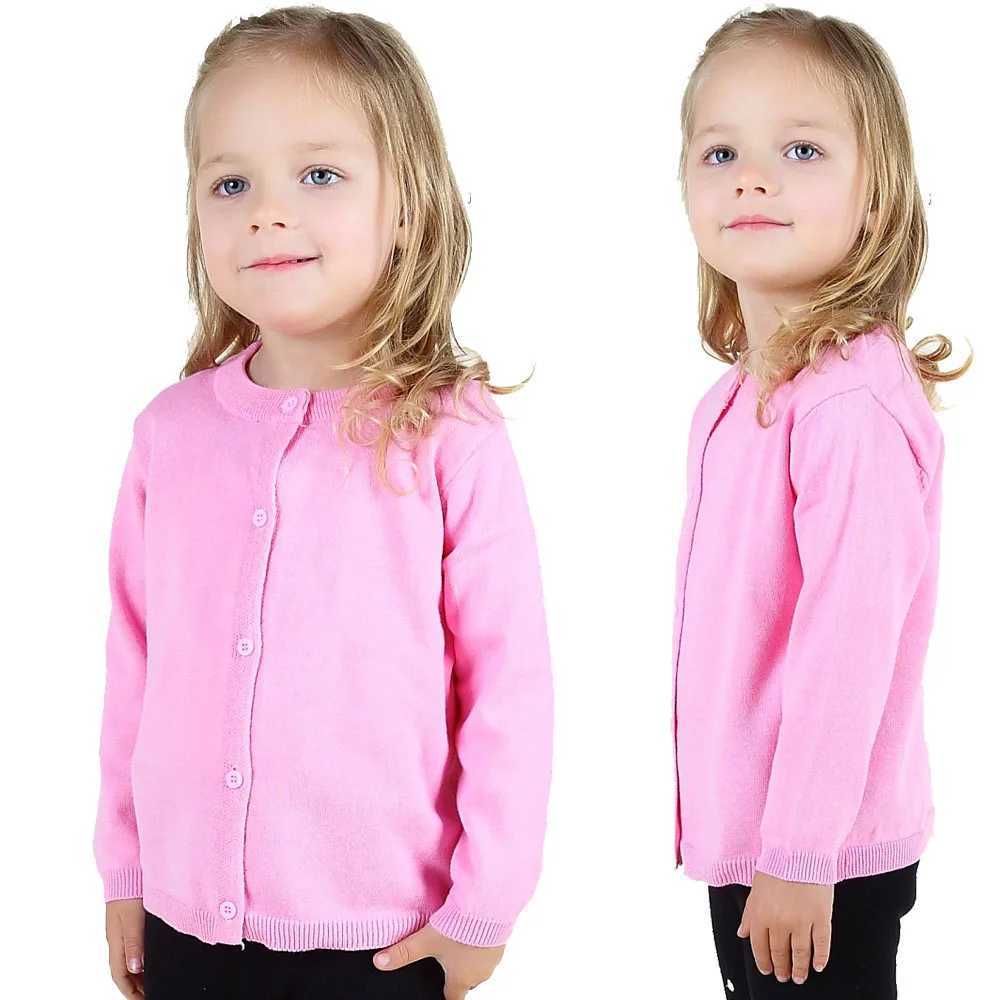 Womens cardigan wool sweater spring and autumn childrens casual jacket childrens knitted cardigan wool sweaterW240824