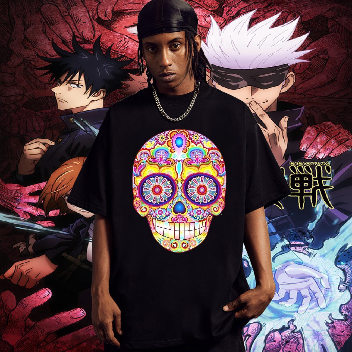 Classic T-Shirts for Men 230g 100% Cotton monster Daily Wear Custom Big Size Breathable Short Sleeve Mens Tshirts 2024 DIY Clothings