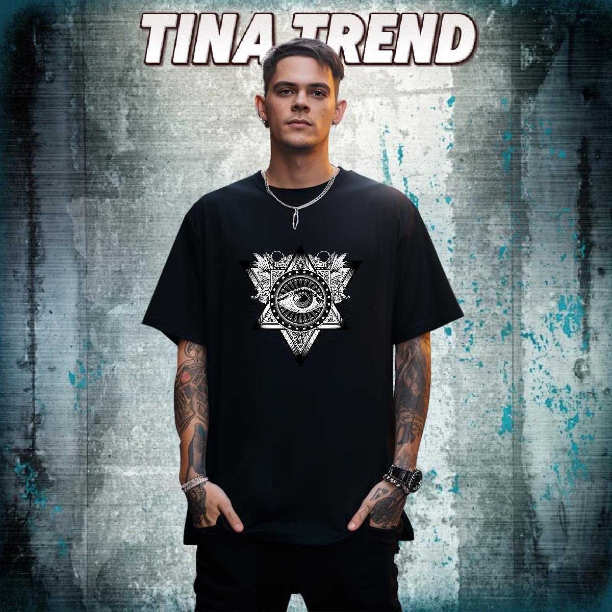 Cool T Shirt For Man 230g Cotton eye of the devil Daily Outfit DIY Logo Oversized O Neck Short Sleeves Tshirt for Man Woman Fashion Designer Tops Tees