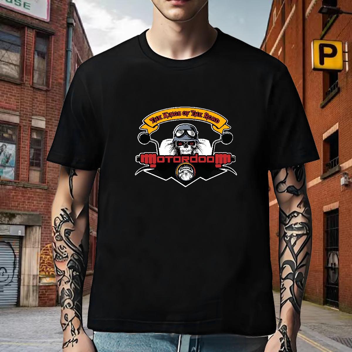 Unisex T Shirt For Man 230g 100% Cotton skull Daily Outfit Custom Big Size Breathable Men Clothes T-Shirt Fashion Design Tops Tees