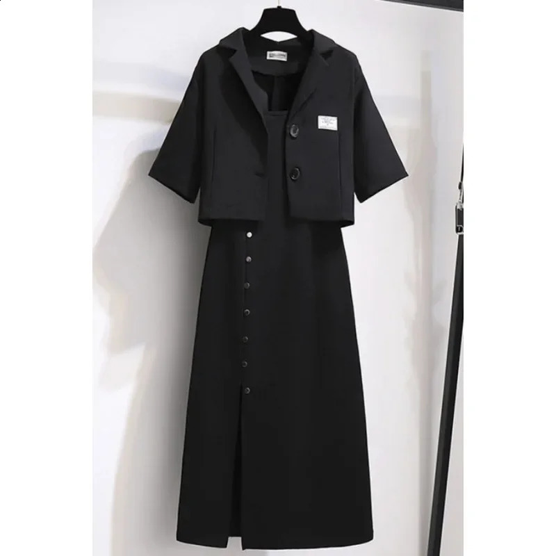 Elegant Slimming Micro-bellied Streetwear Suit Skirt 2-piece Set For Women Summer Fashion Arrival 240826