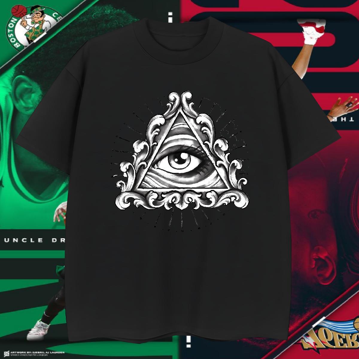 Loose T Shirt For Man 230g Cotton eye of the devil Sport Plus Size Custom Breathable Men Tees Classic Casual Tee Shirt