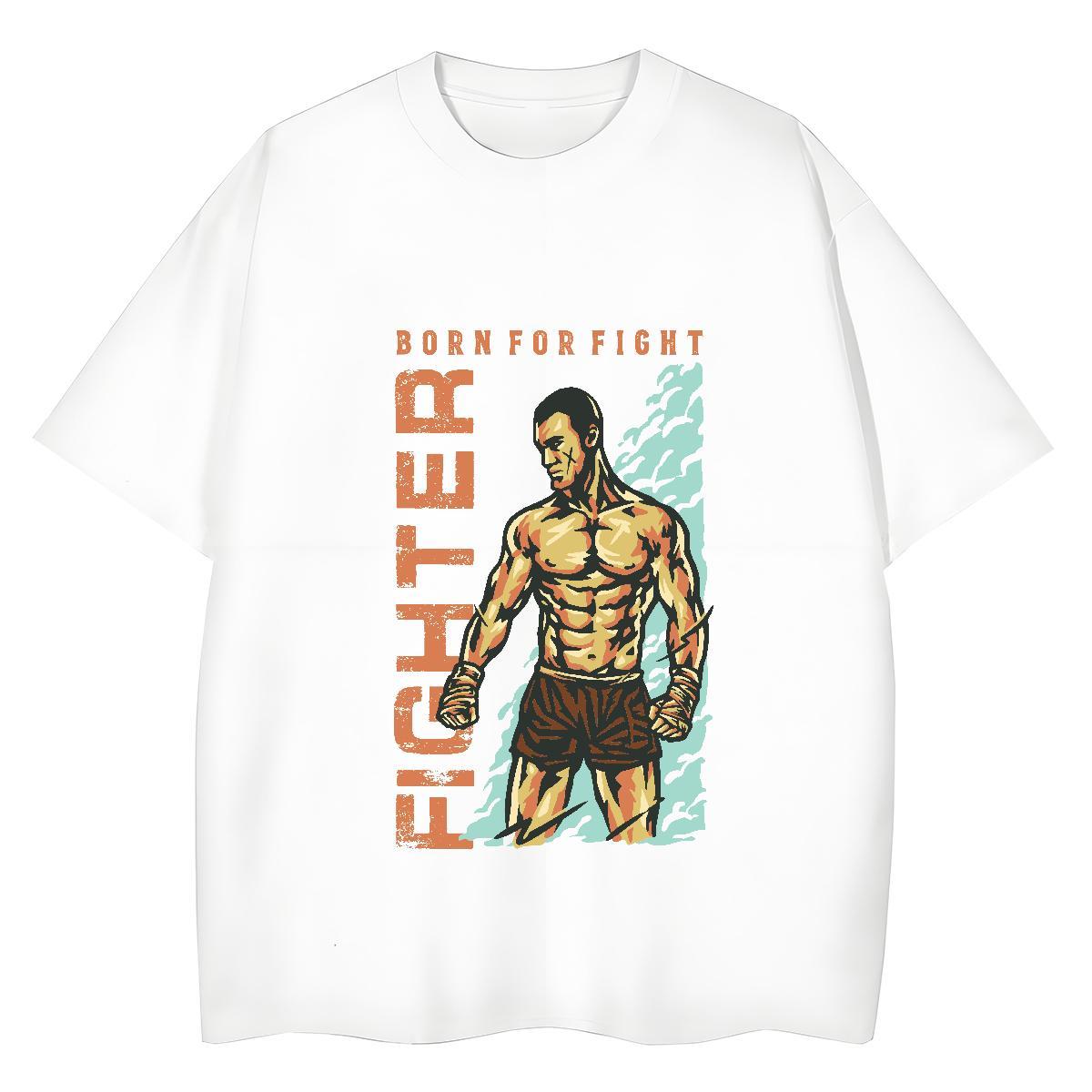 Unisex Man T Shirts 230g Pure Cotton portrait Street Casual DIY Logo Oversized Crew Neck Men Tees Designer Fashion Tops Tees