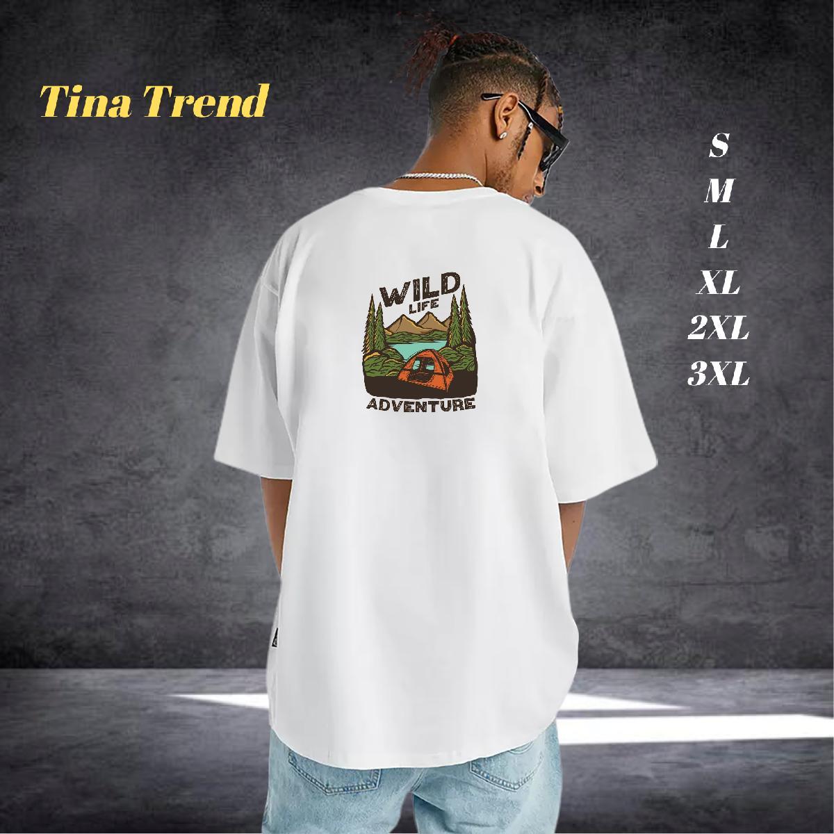 Cool Design Mens T Shirts 230g Cotton mountains Summer Casual Graphic Crew Neck Breathable Tshirt for Man Woman Fashion Casual Tshirts