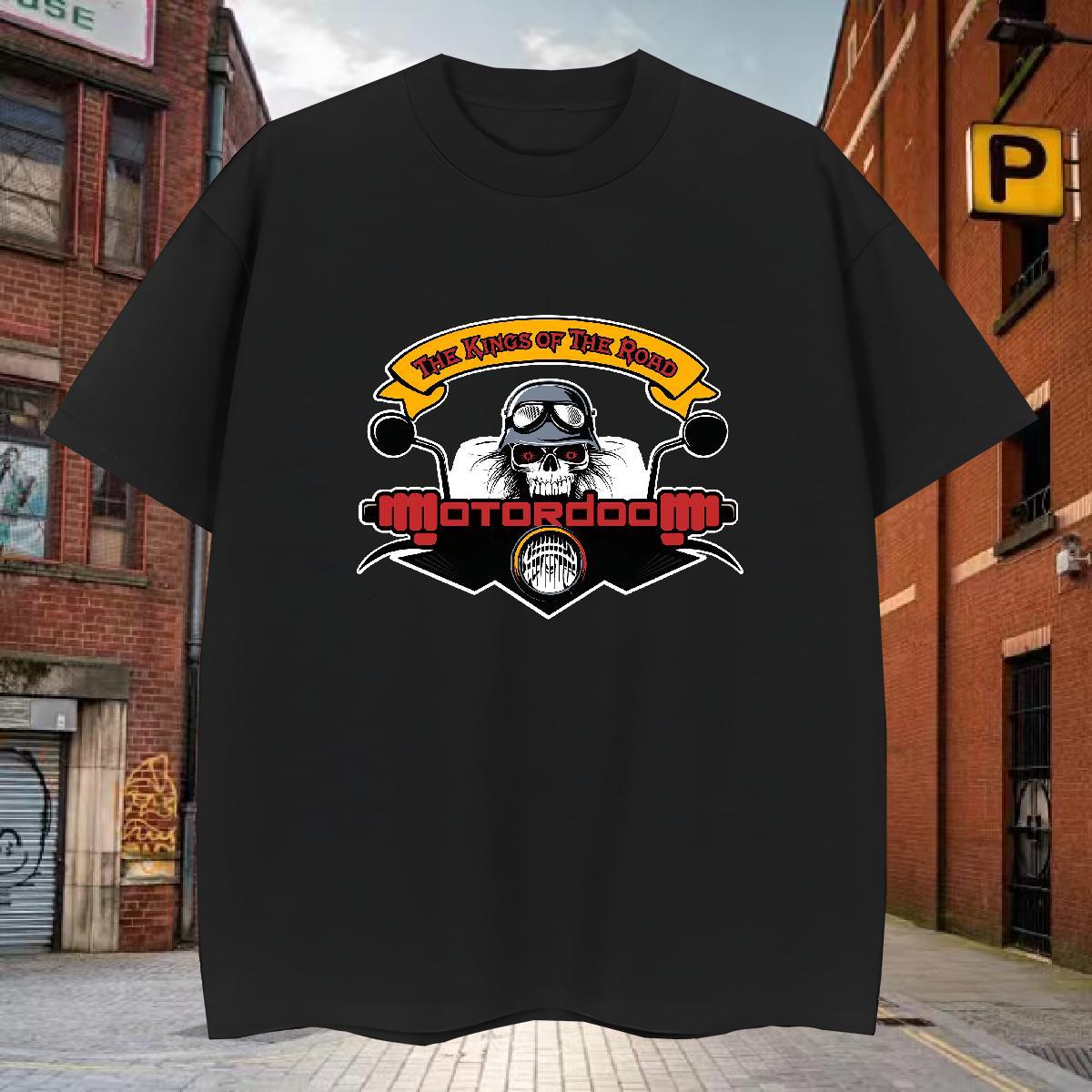 Unisex T Shirt For Man 230g 100% Cotton skull Daily Outfit Custom Big Size Breathable Men Clothes T-Shirt Fashion Design Tops Tees