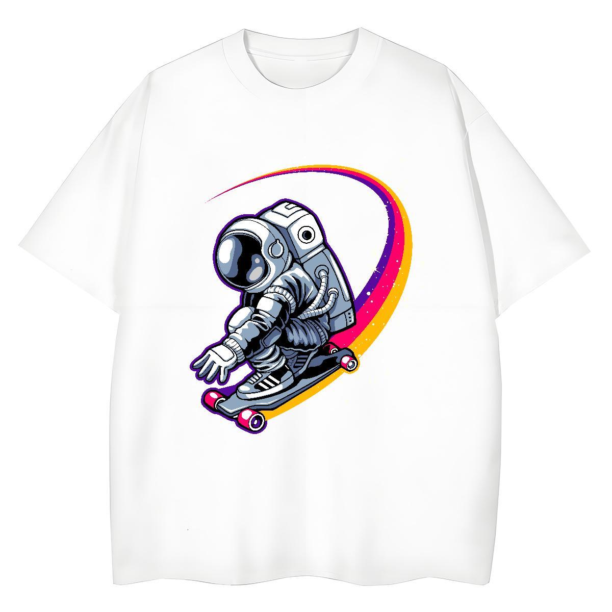 Nice Tshirt for Man Woman 230g Pure Cotton universe Sports Street Wear Woman T Shirts Round Neck Short Sleeve Customized Clothes