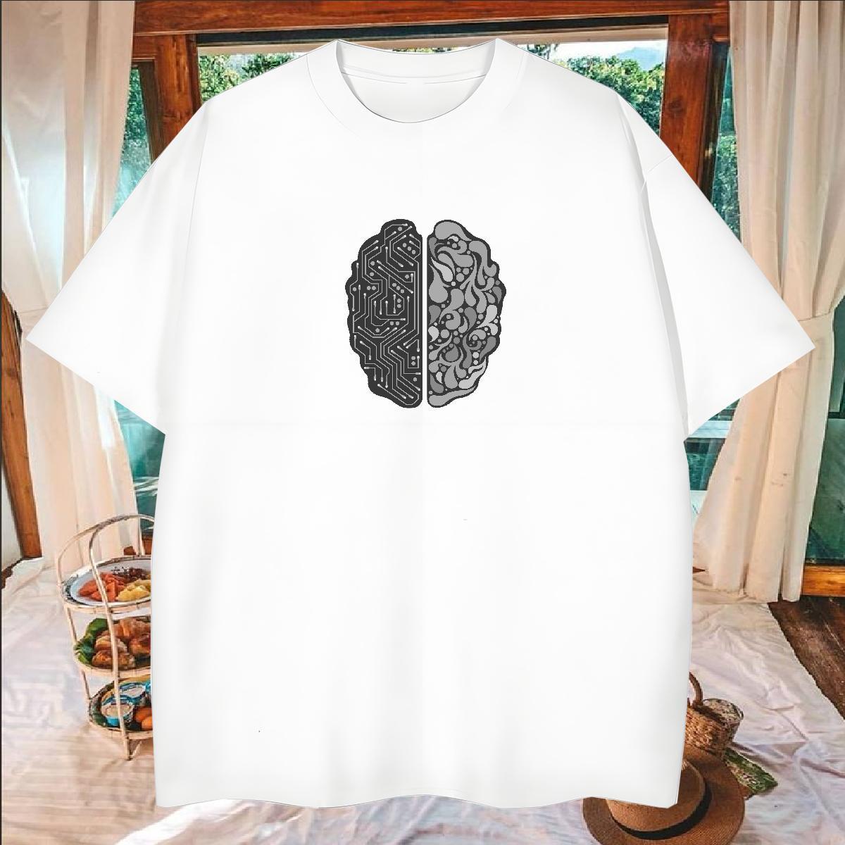 TOP Quality Man T Shirts 230g Cotton skull Daily Wear DIY Logo Oversized Breathable Men Clothes T-Shirt New Designer Tops