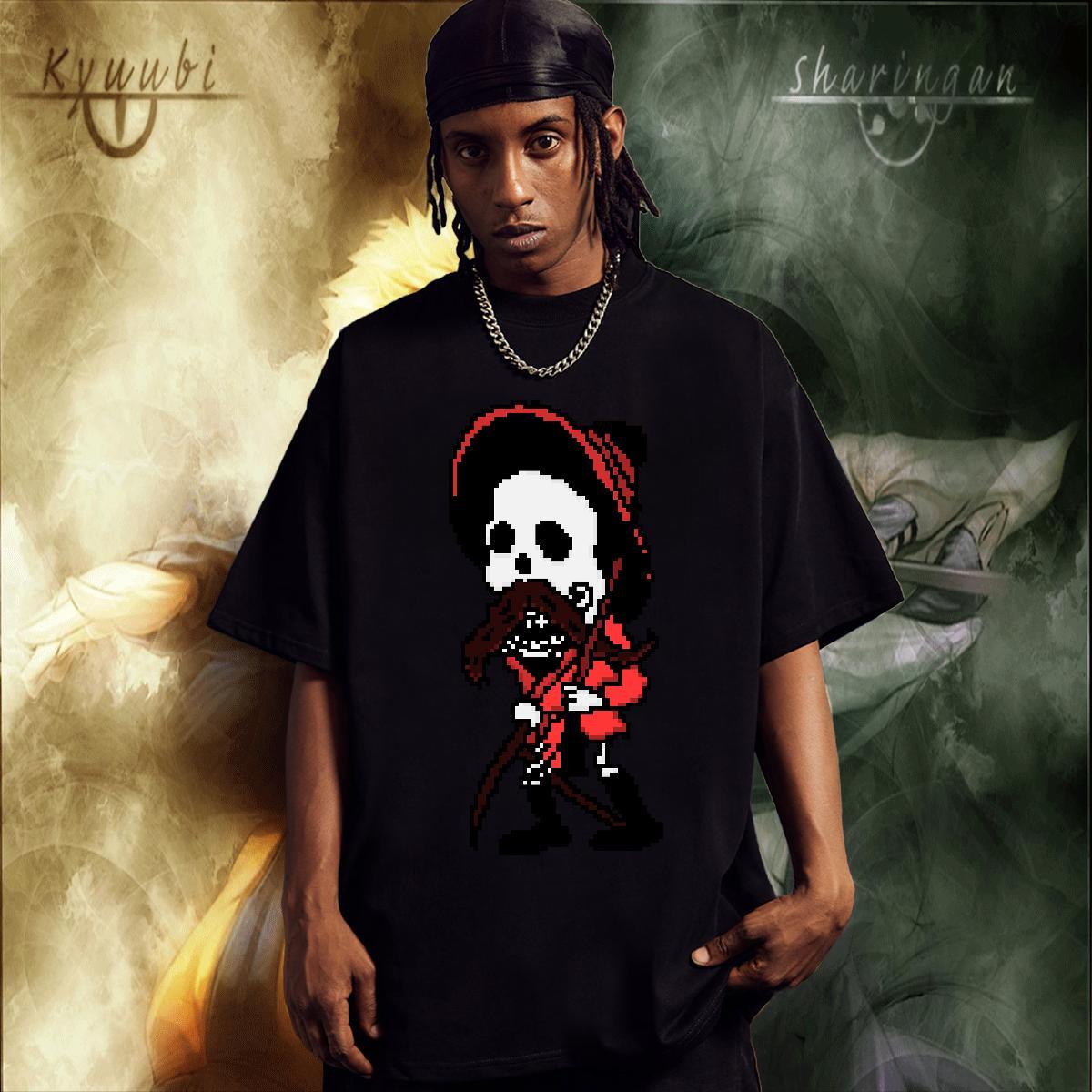 Unisex T shirt 230g Pure Cotton skull Street DIY Logo Oversized Breathable Short Sleeve Tshirt for Man Woman New Designer Polos