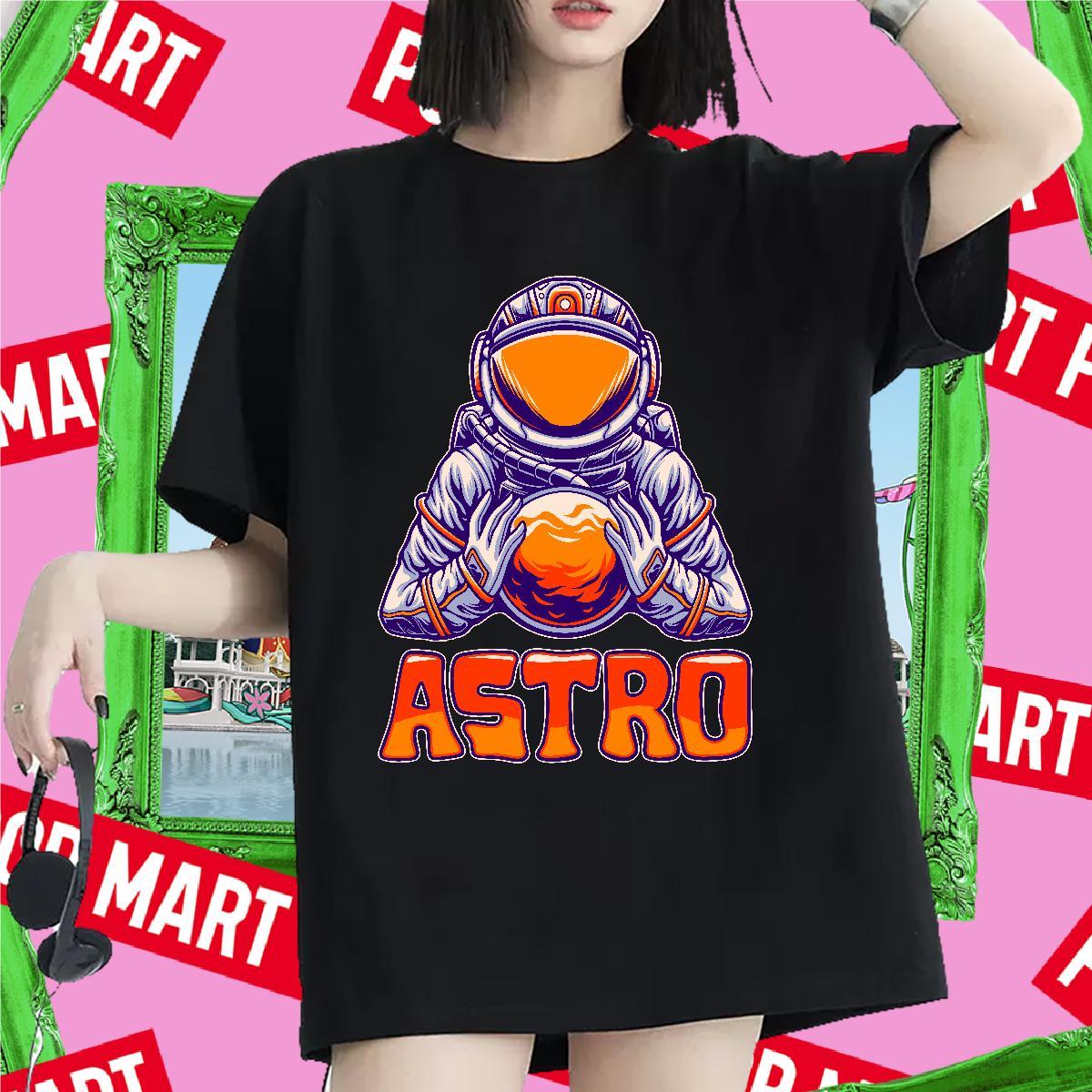 Brand Couples T Shirts 230g 100% Cotton universe Casual Beach T-Shirts for Women Breathable Soft Custom Cartoon Tees