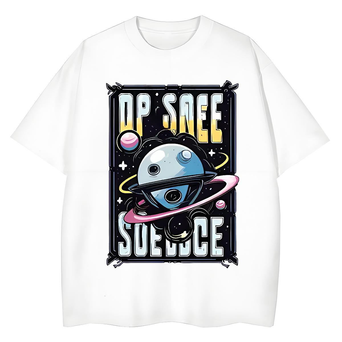 High quality Tshirt for Man Woman 230g Cotton universe Street T Shirt For Woman O-Neck Short Sleeve Customized Print Top Tees