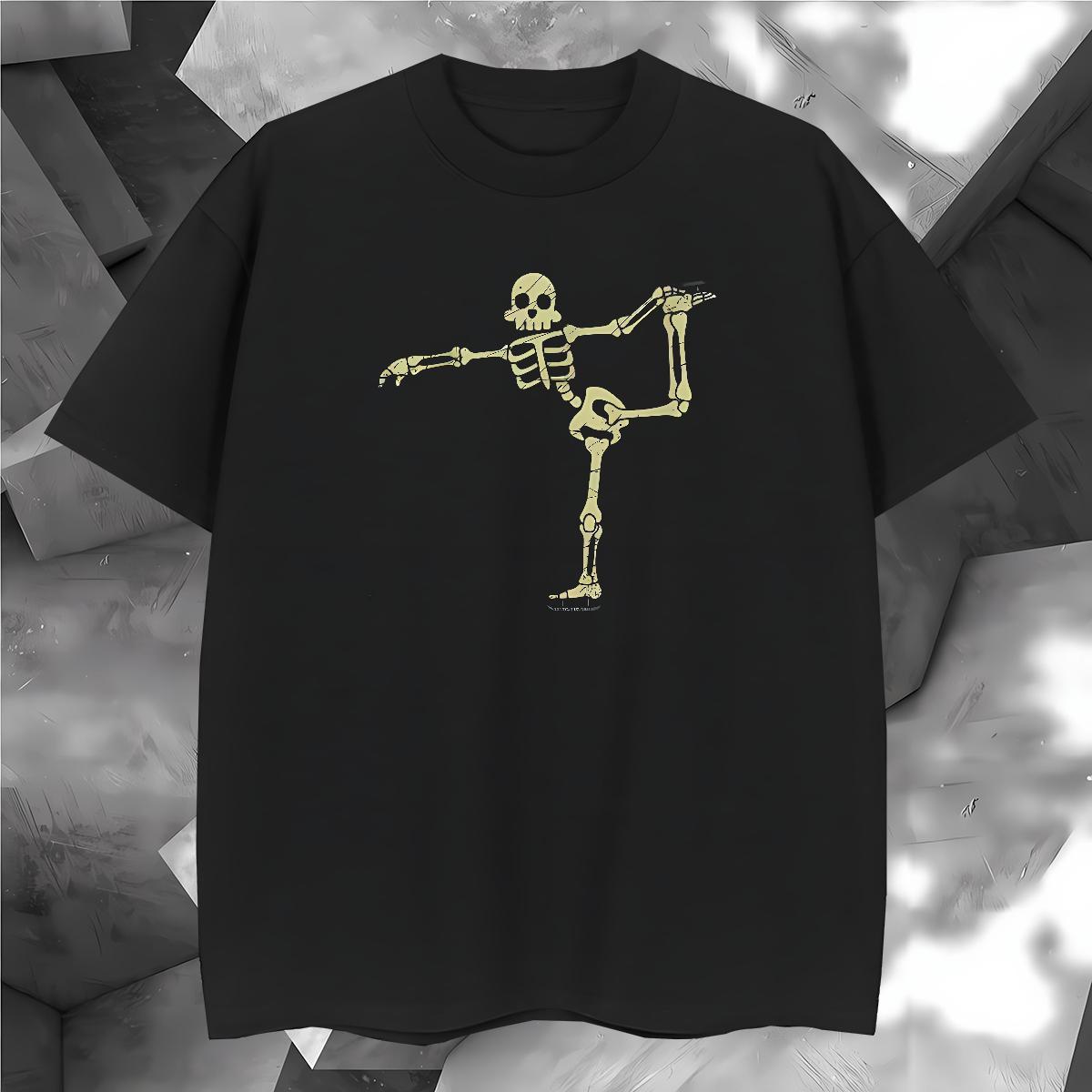 Loose Fit Man T Shirts 100% Cotton 230g skull Street Wear Customized Breathable Crew Neck Mens Tshirts DIY Tee Shirt