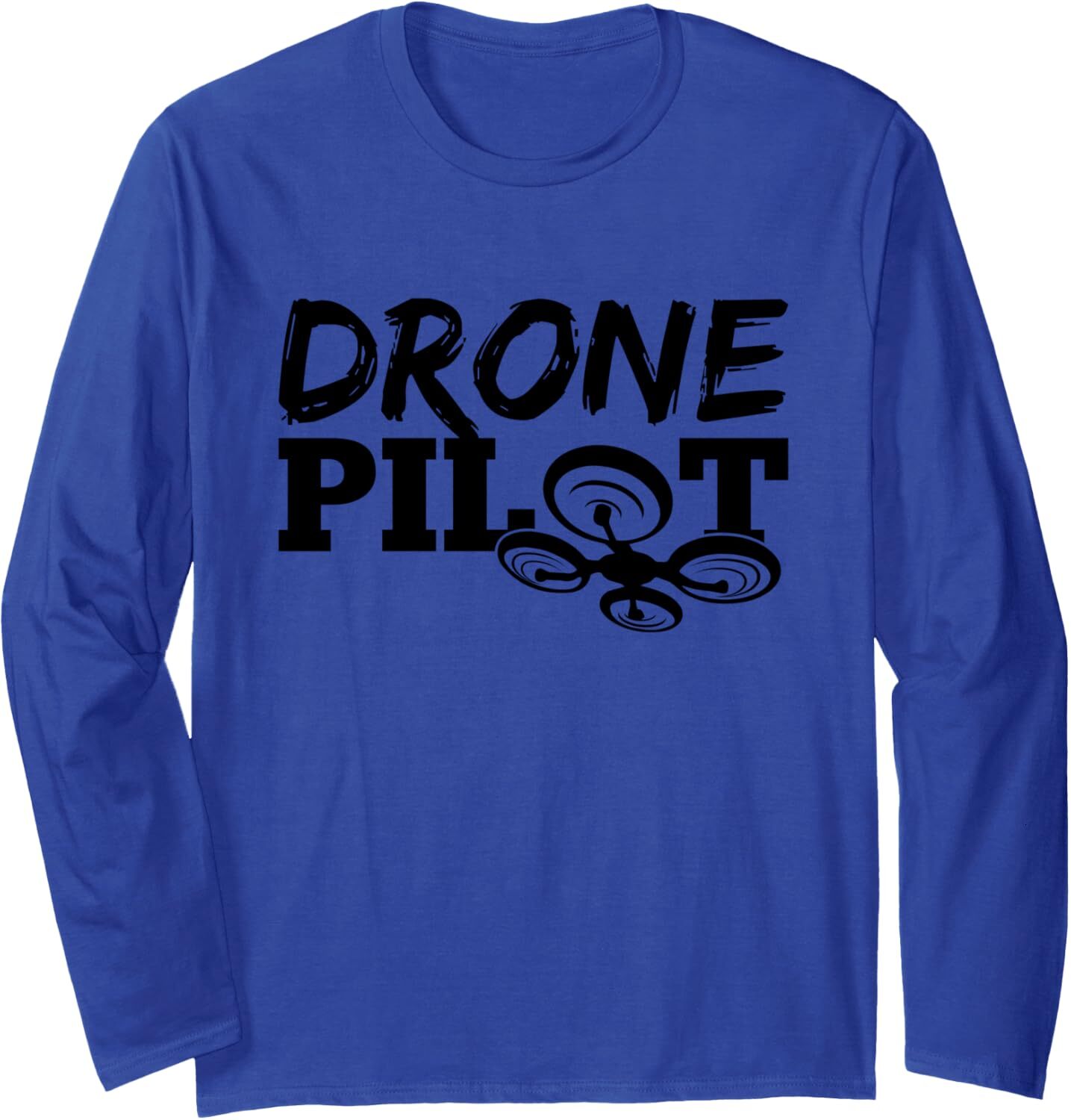 Long Sleeve Shirts for Men sweatshirt Drone Pilot Remote Aircraft Geek Professional Gift Long Sleeve Tee Streetwear Casual tops clothes