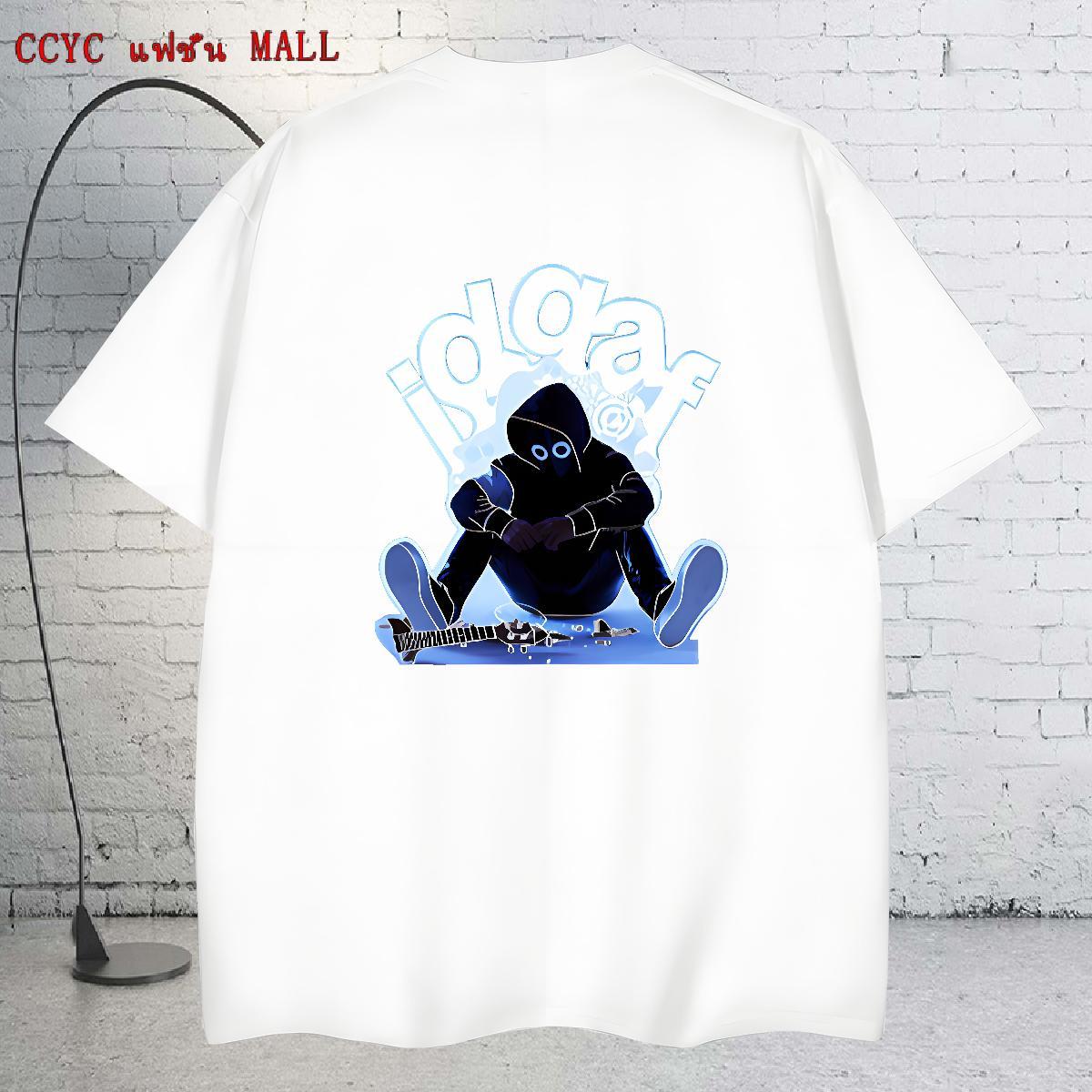 Cool Design Mens T Shirts 230g Cotton skull Street Custom Print Oversized Short Sleeve O-Neck Men Tees 2024 DIY Clothes