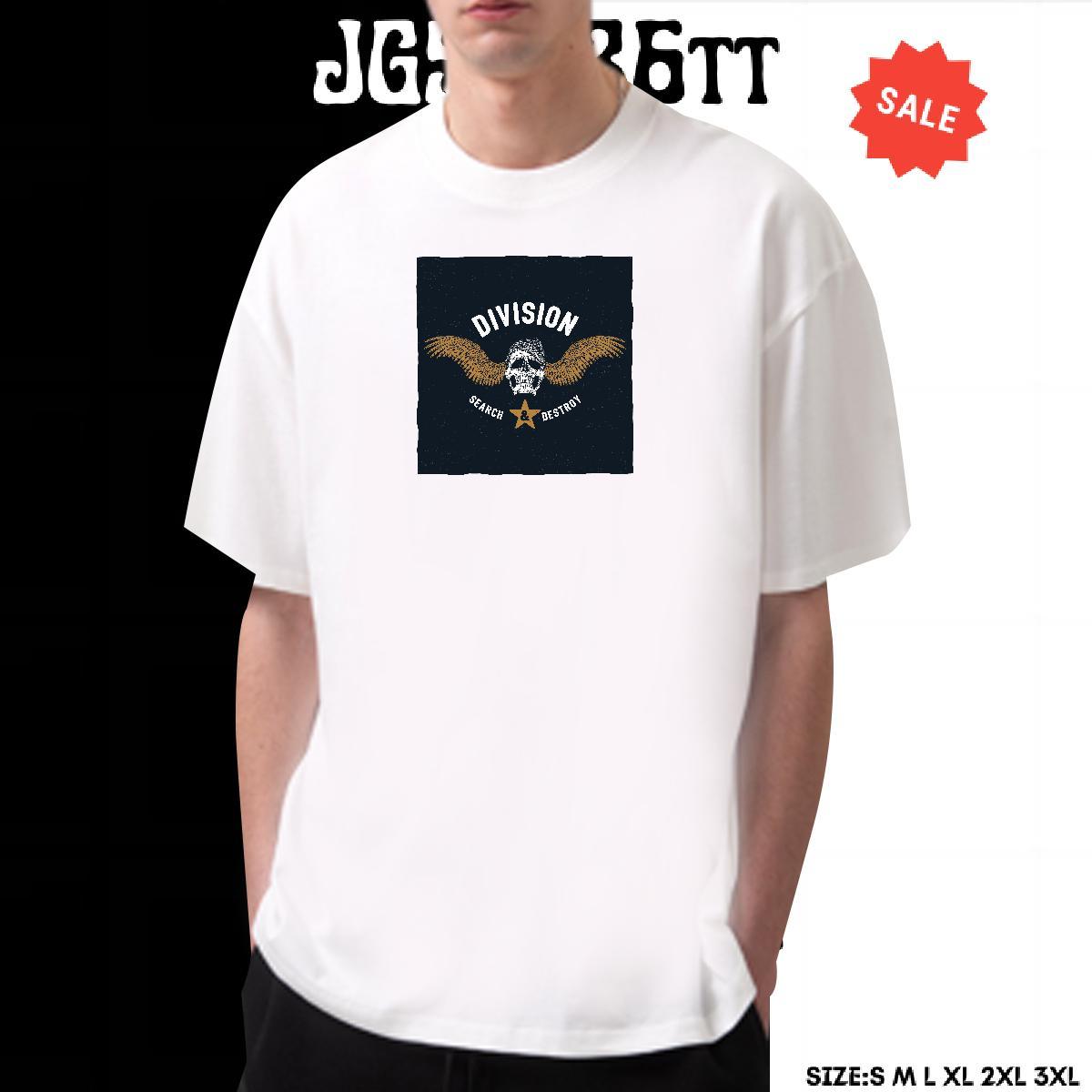 Brand Men T Shirts 230g Pure Cotton monster Home Outdoor Floral Print Short Sleeve O-Neck Tshirt for Man Woman Customized Tops Shirt