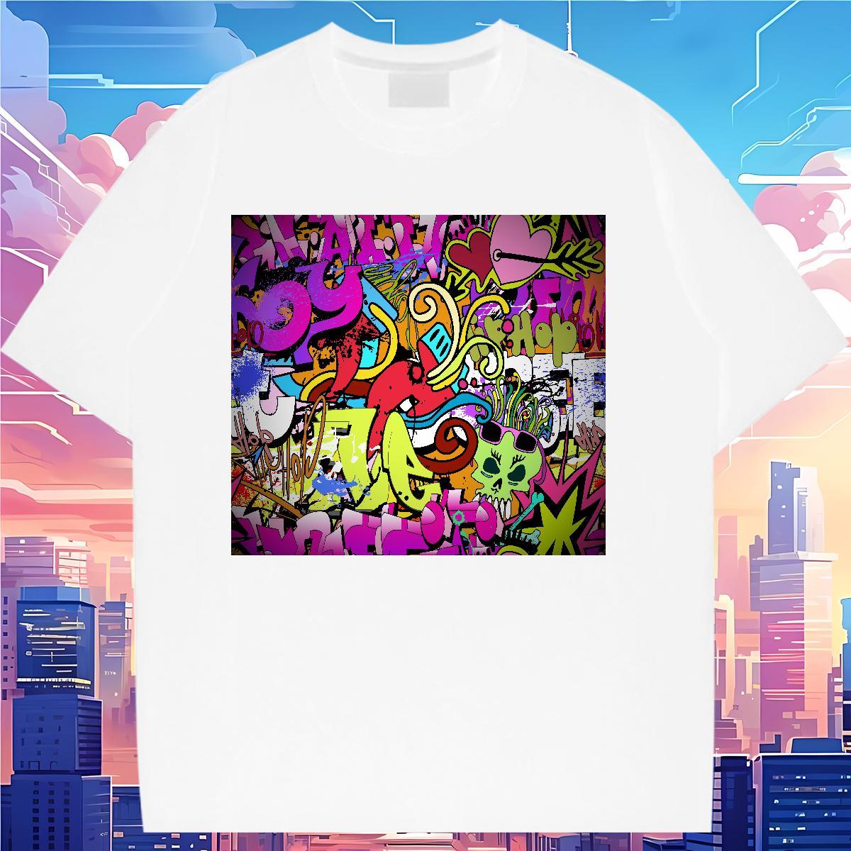 High quality Tshirt for Man Woman 230g 100% Cotton Colorful Daily Outfit Woman T Shirts Short sleeve Soft Anime Oversized Wear