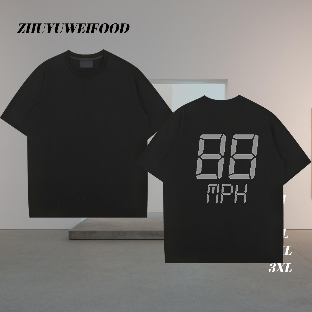 Unisex T-Shirts 230g Pure Cotton letter Casual Customized Breathable Soft Tshirt for Man Woman Designer Fashion Wear