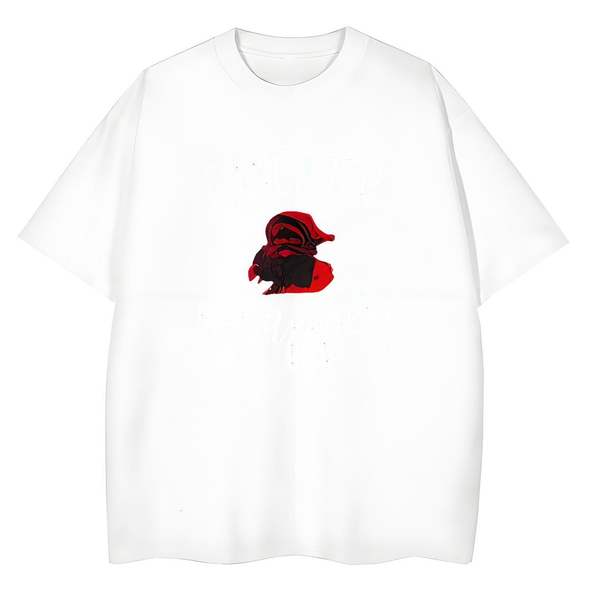 Loose T shirt 100% Cotton 230g rose Sports Casual Custom Printed Breathable Soft Tshirts Designer Fashion Tee Shirt