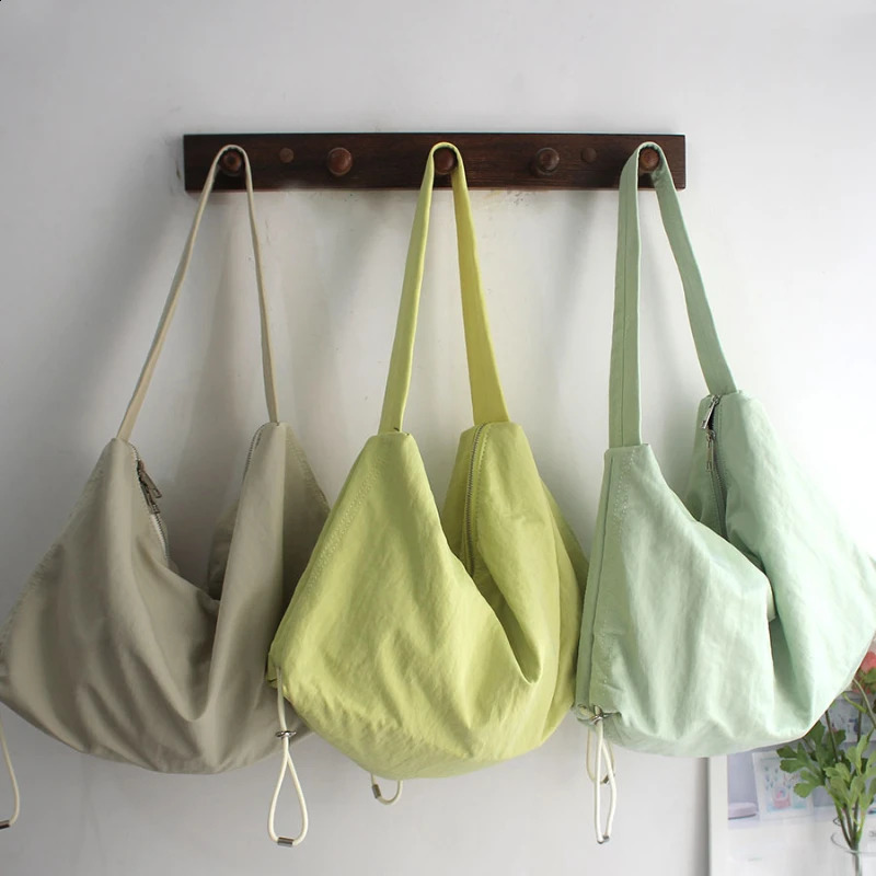 High-capacity Solid Simple Women Handbags Vintage Fashion Shoulder Bags Grunge All Match Y2k Underarm Bag 240824