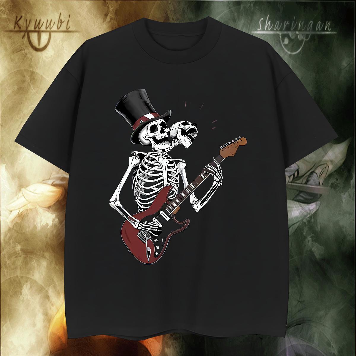 Cool T Shirt For Man 100% Cotton 230g hat Beach Cartoon Print O Neck Short Sleeves Couples T Shirts Stylist Tees Shirts