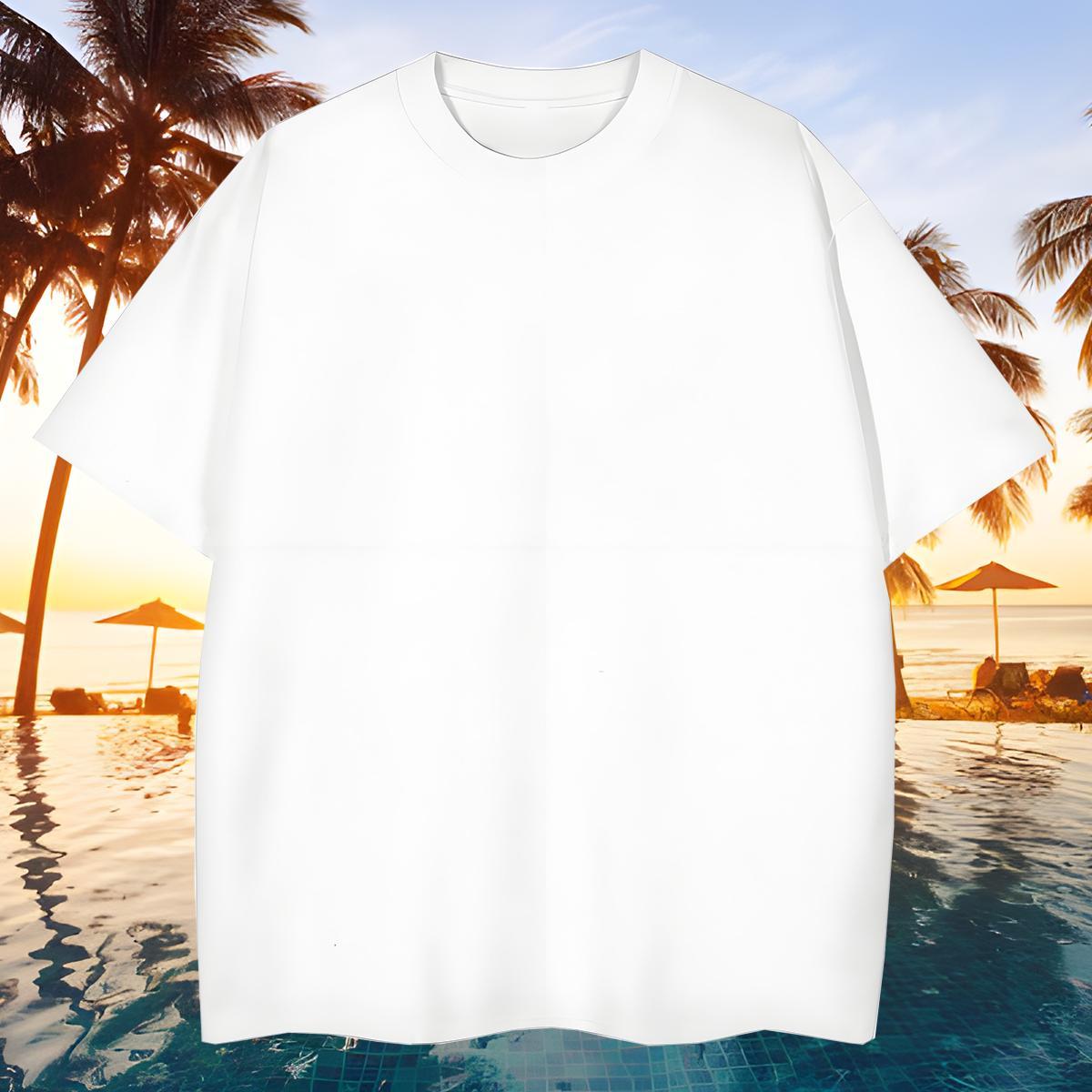 Cool Men T Shirts 230g Cotton skull Casual DIY Printed Breathable Tshirts Free Shipping Tees
