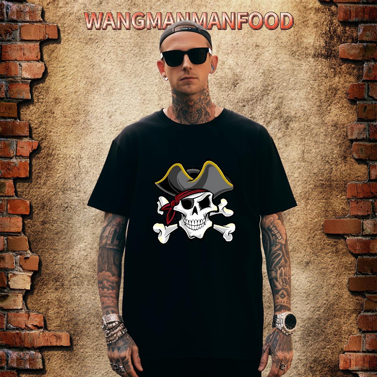 Cool Design Man T Shirts 100% Cotton 230g monster Street Casual Custom Anime O Neck Short Sleeves Men Tshirts Designer Polos