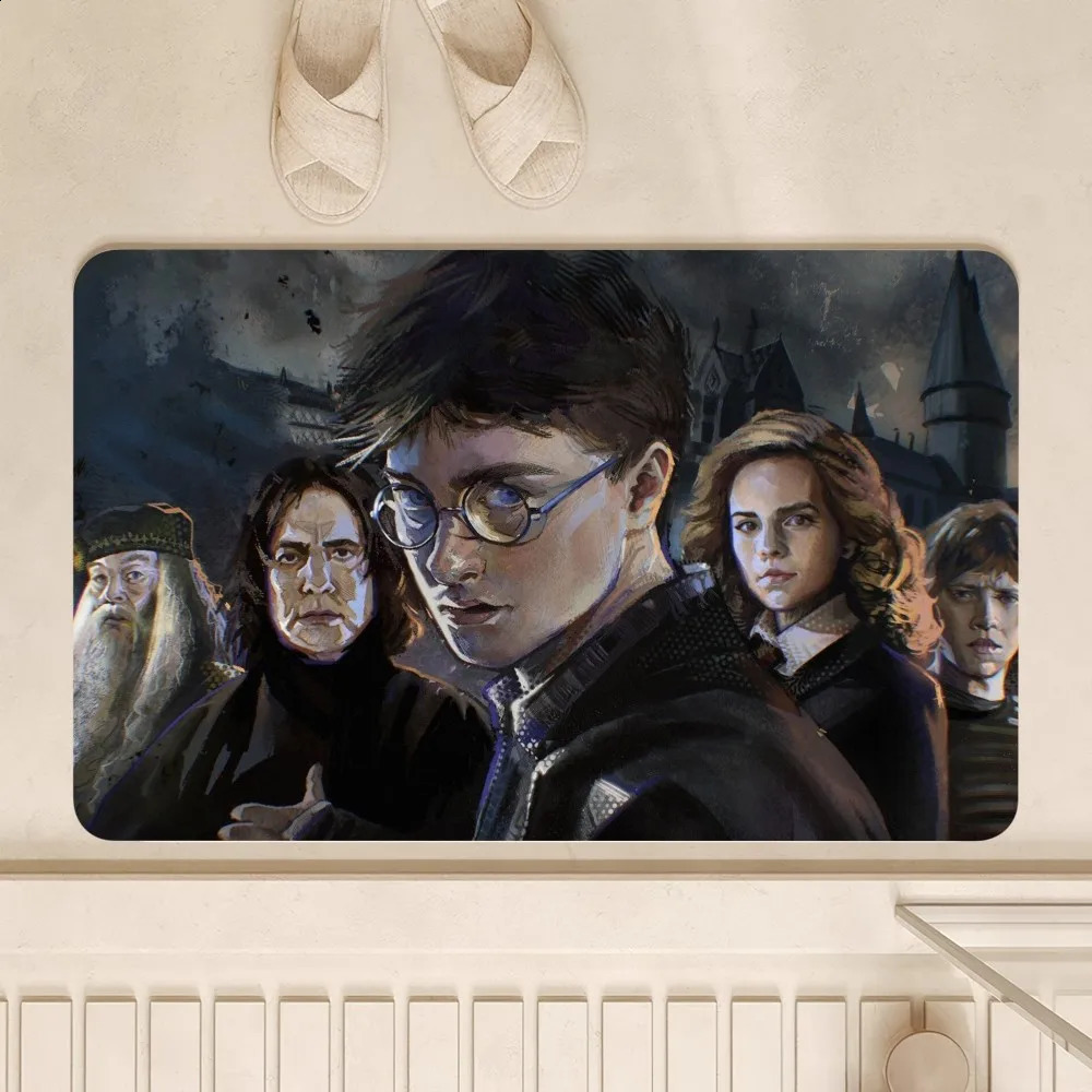 Harrys P Potter Floor Mat Bedroom Decoration Balcony Non slip Door Mat Living Room Carpet 240826