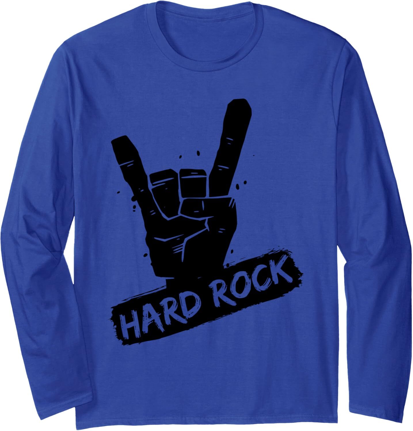 Long Sleeve Shirts for Men sweatshirt Roll Hand Icon Rock Metal Hard Music Lovers Gift Long Sleeve T-Shirt T shirt Tee Streetwear Casual tops clothes