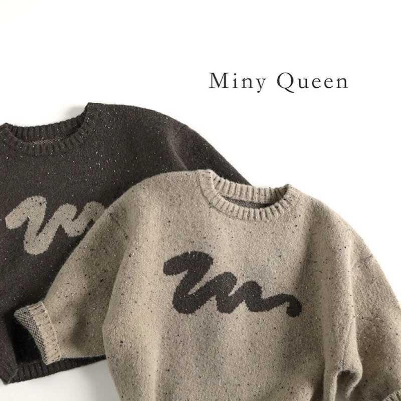 4303 purchase 2 wholesale childrens sweaters 2024 autumn and winter new boys knitted sweater color spotted alpaca wool pullover topW240824