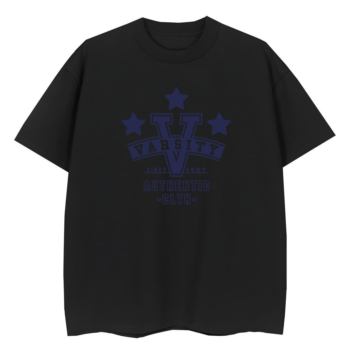 Popular Woman Tshirt 230g Pure Cotton letter Casual Sport T-Shirts for Women Breathable Short Sleeve Black White Wear