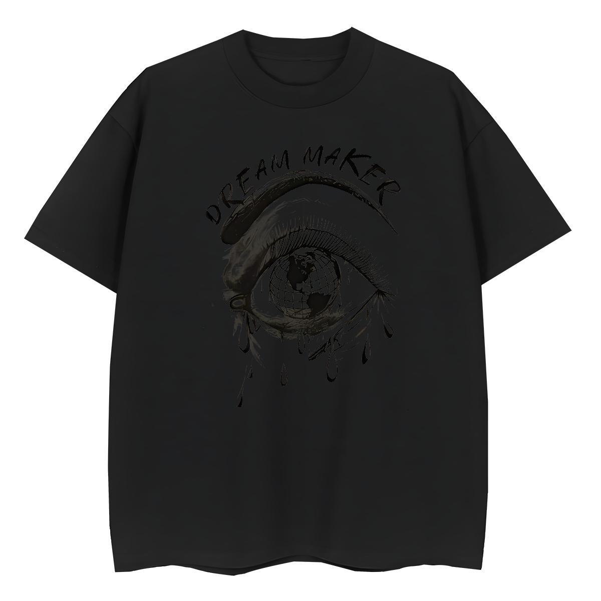 Loose fit Women Tees 230g Pure Cotton icon Casual T-Shirts for Women Breathable Soft Graphic Clothes